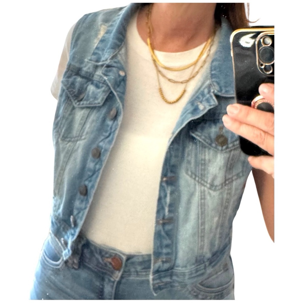 NWOT Denim Vest Girl’s XL (Ladies S)